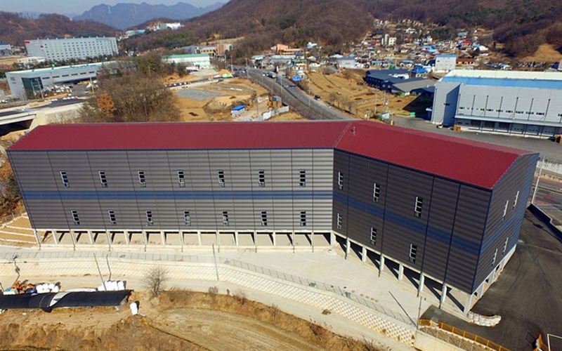 강림건설-시공실적사진_공장_006_이천 마장 의류 물류창고 신축공사